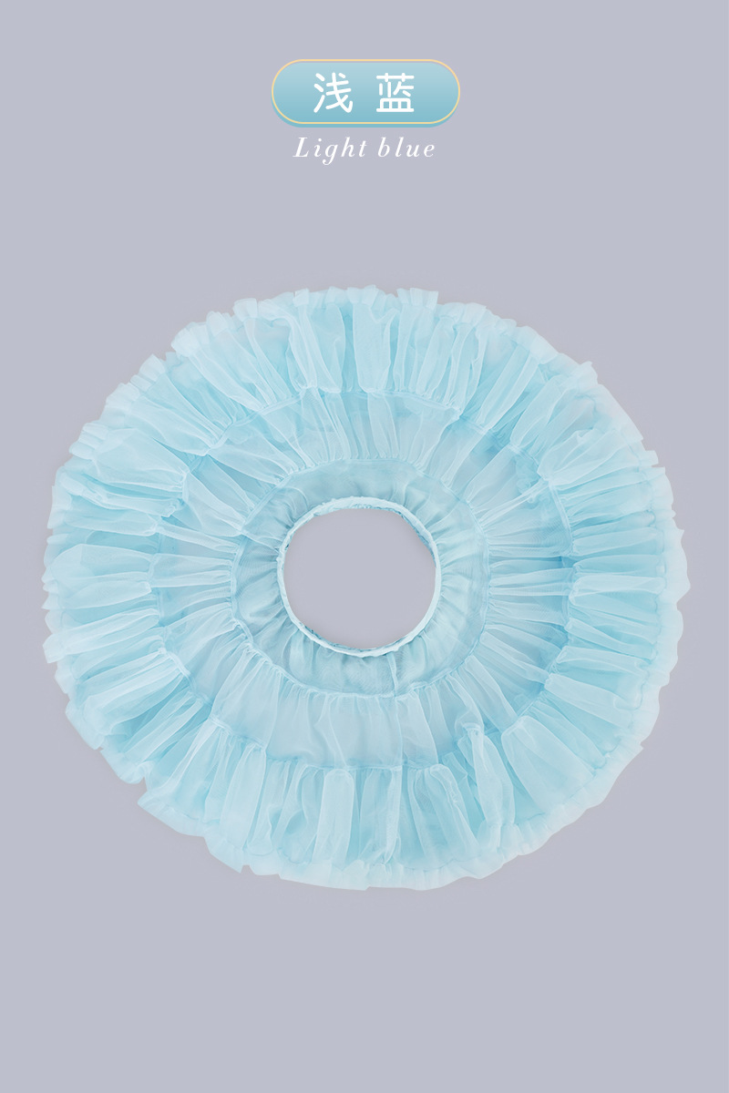 Falda de media longitud Falda de princesa para niños de verano para mujer Falda de pastel de ballet Falda tutú de malla de media longitud para bebé