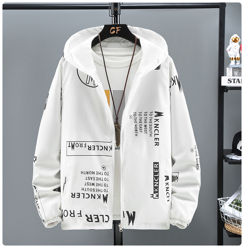 Oversize vändbar jacka för herr vår och höst stil_voghion.com