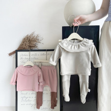 韩版婴儿衣服春秋装女宝宝宽松打底长裤新生儿裤子秋季外穿休闲裤