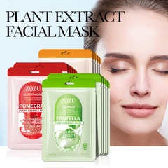 Full English Plant Face Mask 25g ZOZU Centella Asiatica Hydrating Orange Moisturizing Pomegranate Nourishing Cross-border Wholesale