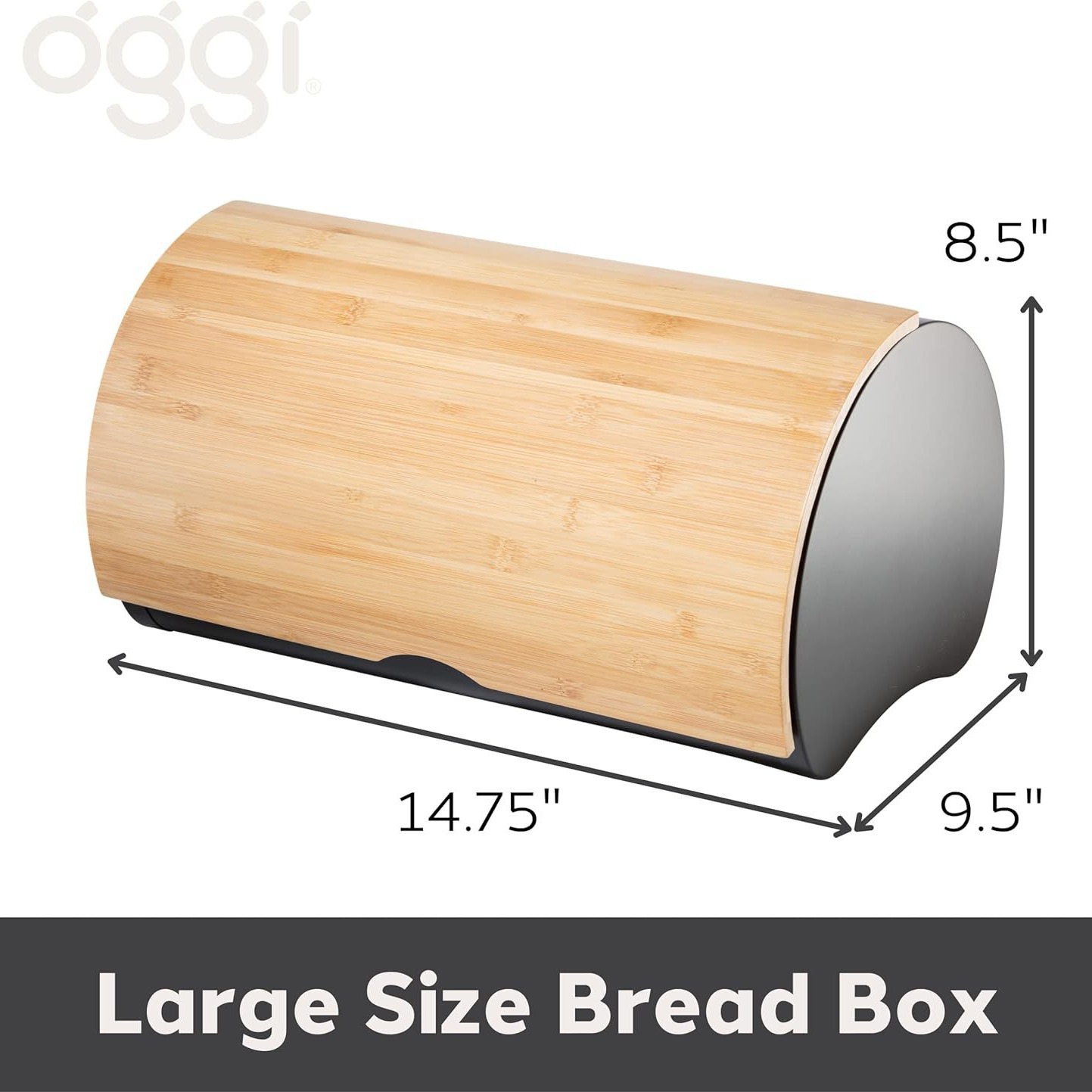 Venta caliente caja de pan de bambú caja de almacenamiento de bocadillos minimalista moderna olla de almacenamiento de cocina caja de pan redonda