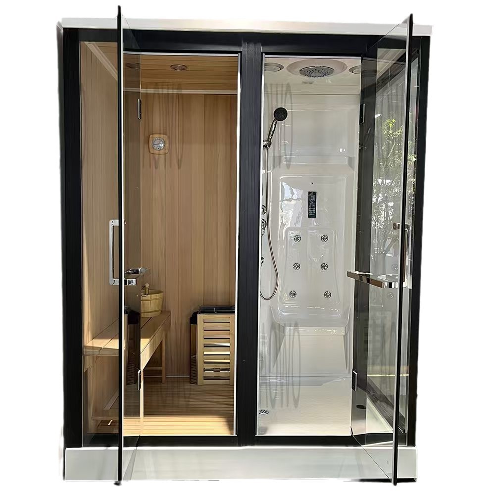 sala de vapor húmedo y seco separación húmeda sala de ducha de vapor integral sauna sala de vapor húmedo sala de vapor húmedo sauna