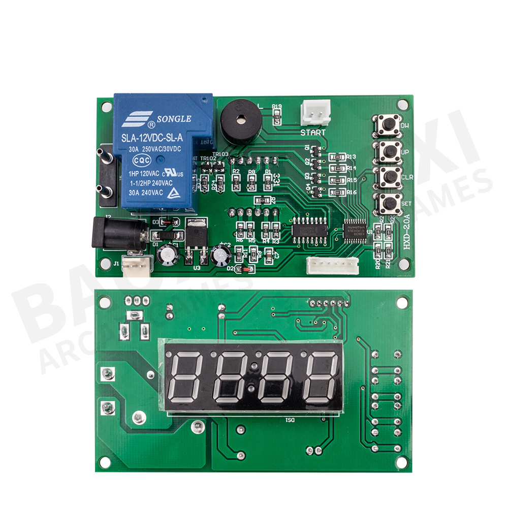 Máquina de juego segundo tiempo panel de control de tiempo de control Timer control PcbPCB placa de circuito Timer