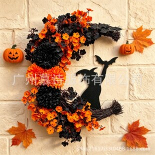 �羳�f�}�����h����؈����؈��Ȧ����Ҿ��b�Halloween Wreath