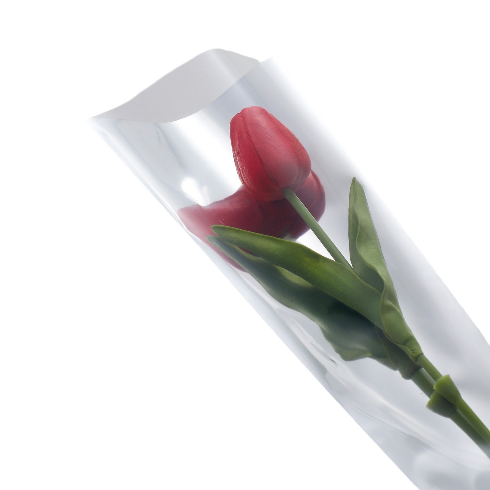 Li Zhi Ran espejo rosa bolsa única impermeable simple reflectante bolsa de flores