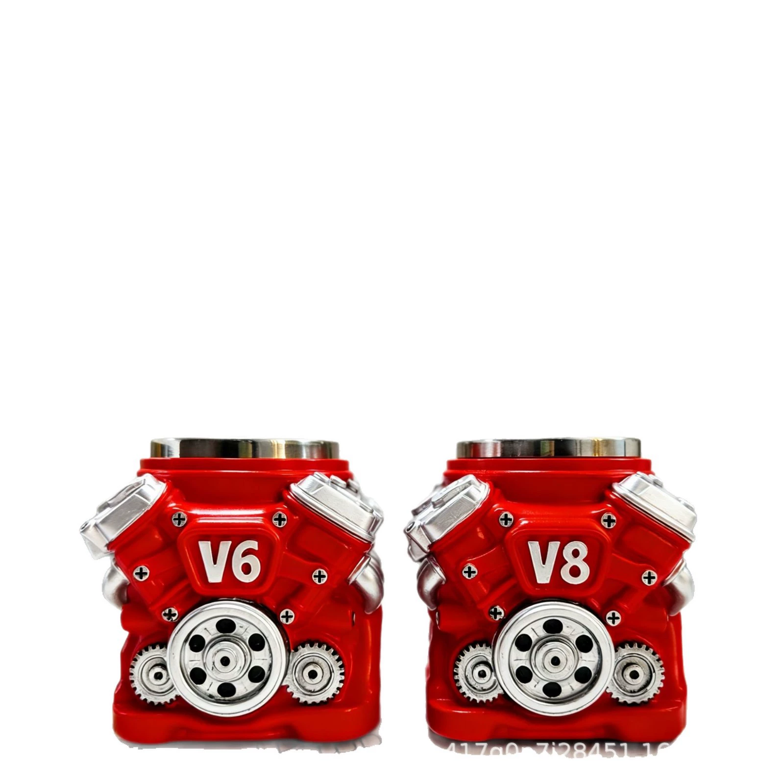 Кросс-бортной новый продукт Двигатель из нержавеющей стали D кружкаV8 V6 двигатель смола чашка