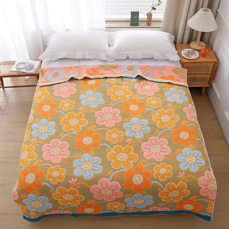 Blooming flowers cover a blanket / 150*200CM