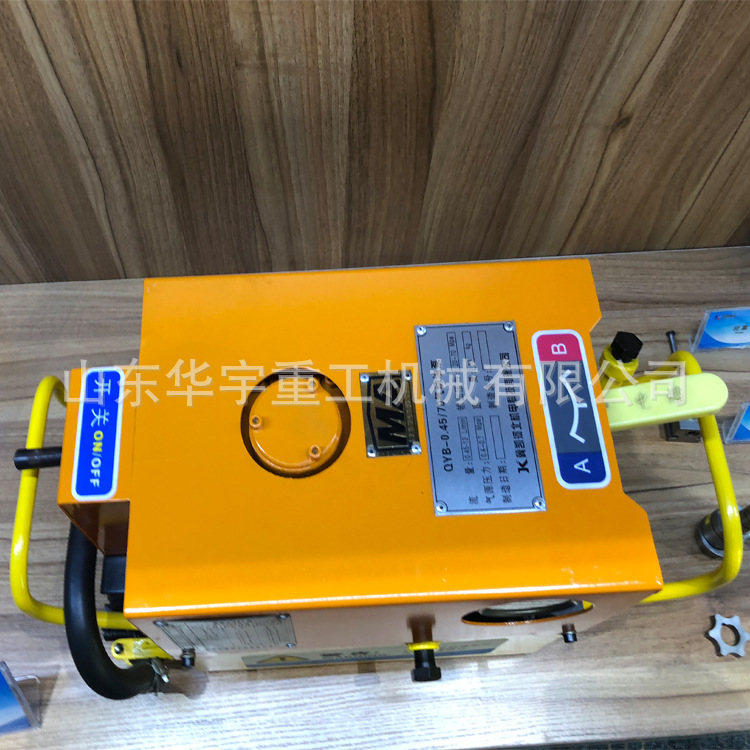 石家庄QYB-0.45/70气动油泵  煤矿用张拉机具配套气动油泵型号全