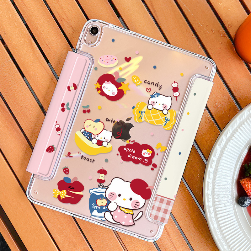 air7ipad保护套抱枕Kitty平板保护壳搭扣磁吸亚克力平板保护套|undefined
