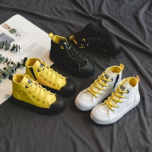 N 10329 High top kids canvas shoes �ߎ̓�ͯ����С��Ь