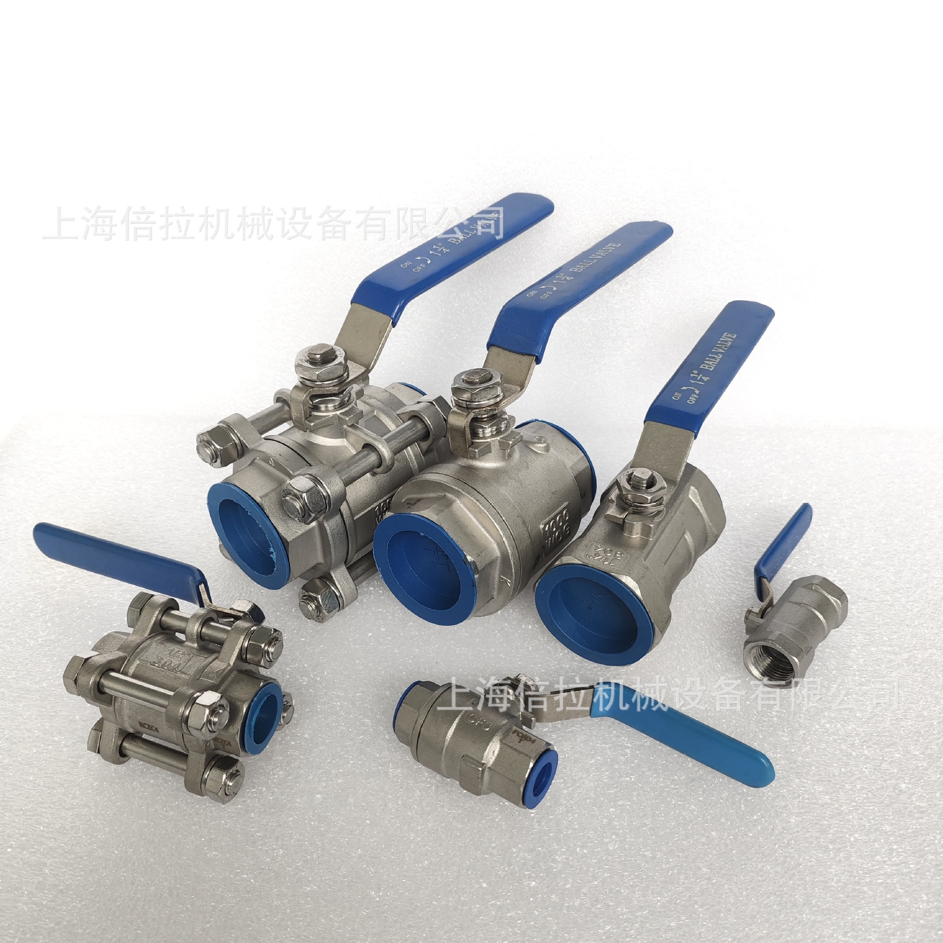 TENHEFLOW B301 2 三片式螺纹硬密封不锈钢阀门球阀