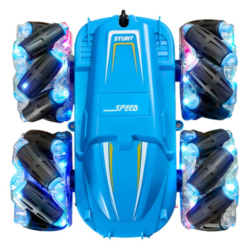 Venta caliente transfronteriza luz truco de doble cara deriva horizontal fuera de la carretera escalada de alta velocidad juguete para niños coche de control remoto al por mayor