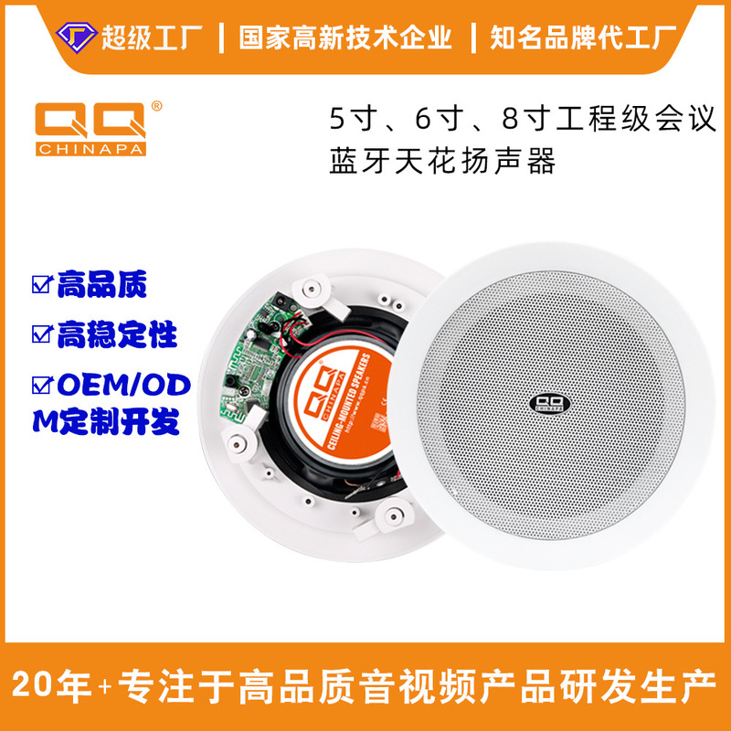Spot Wireless Bluetooth Ceiling Audio Wall-Mounted Embedded Ceiling Bluetooth Speaker Broadcast Speaker Store Spot Wireless Bluetooth Ceiling Audio Wall-Mounted Embedded Ceiling Bluetooth Speaker Broadcast Speaker Store
