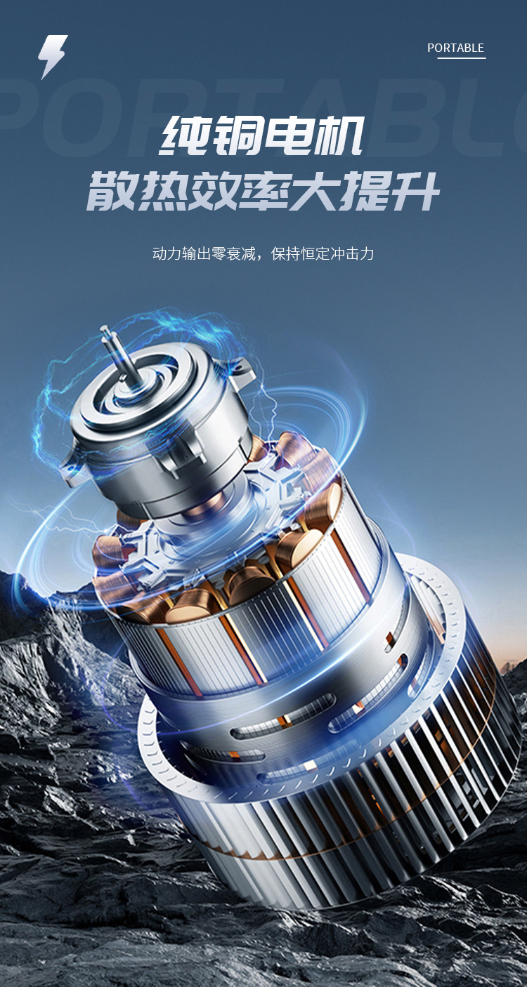 Wireless Car Washing Machine Portable Car High-Pressure Water Gun High-Power Car Lithium Battery Household Electric Car Washing Artifact