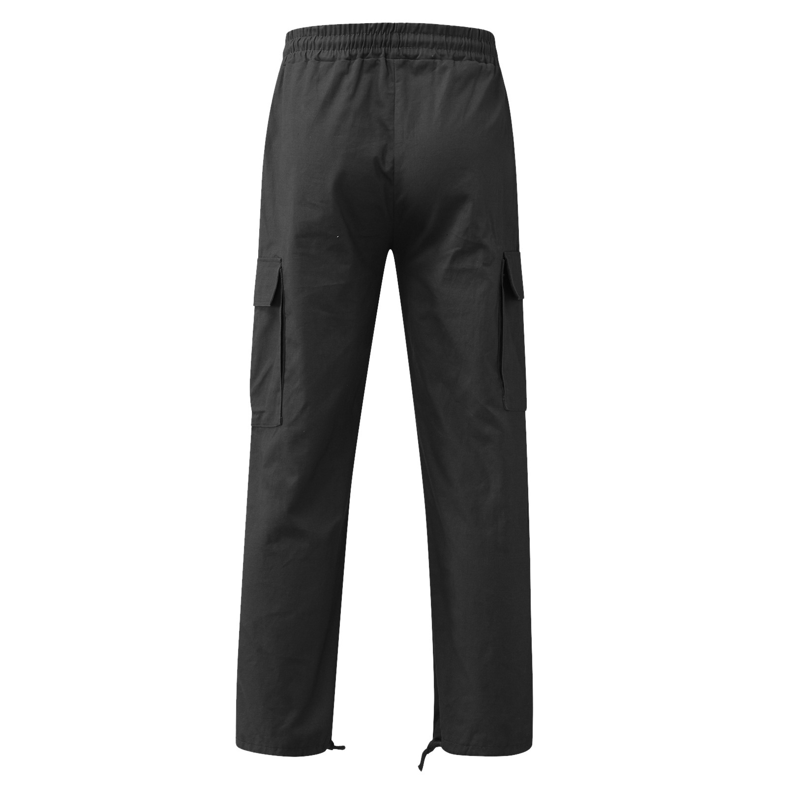 Pantalons de travail décontractés pour hommes, nouvelle collection printemps-automne, avec cordon de serrage et poches_voghion.com
