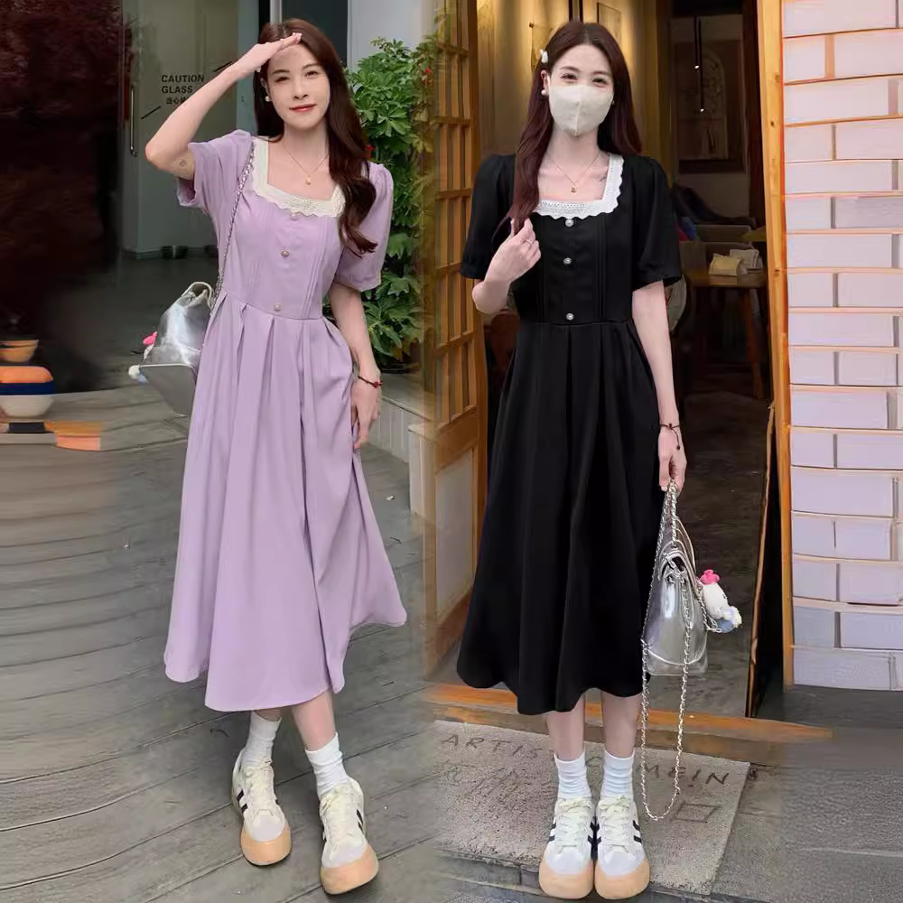  夏  M-4XL 大きいサイズ ワンピース