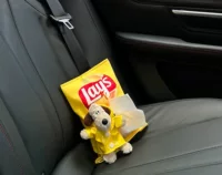 Картофельные чипсы Master Dog, усовершенствованная подвесная коробка для салфеток для автомобиля, коробка для салфеток, автомобильные персонализированные декоративные принадлежности, подарок на день рождения