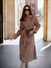 U 22455 Long Sleeve Trench Coat �L��ë������ �W���羳