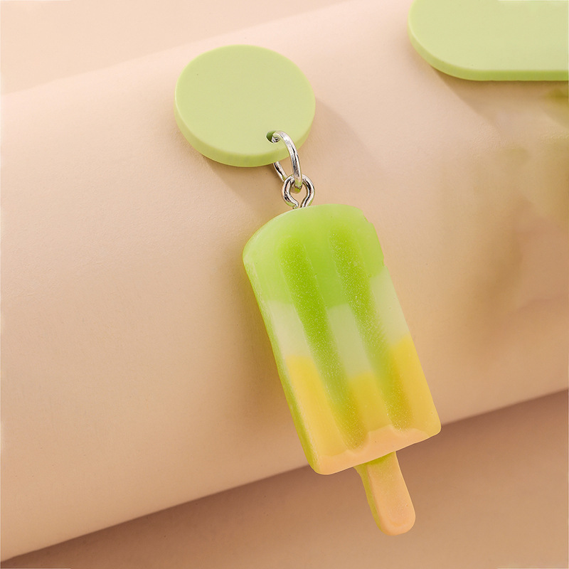 Fashion Acrylic Ice Cream Earrings Wholesale Nihaojewelry display picture 10