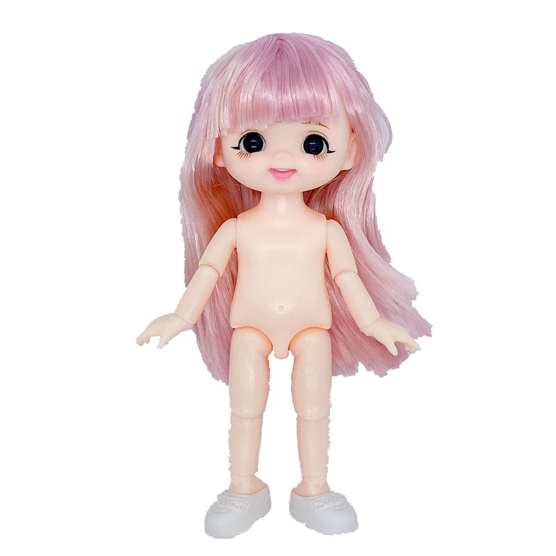 Doll toy, 17 cm / 6 in, 3D body; color options X1–X9; headless, head, or naked-baby variants; Brand: Other
