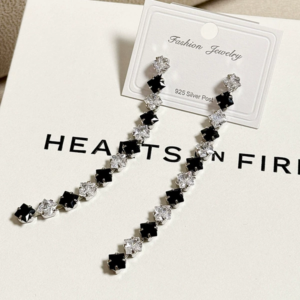 Platinum earrings