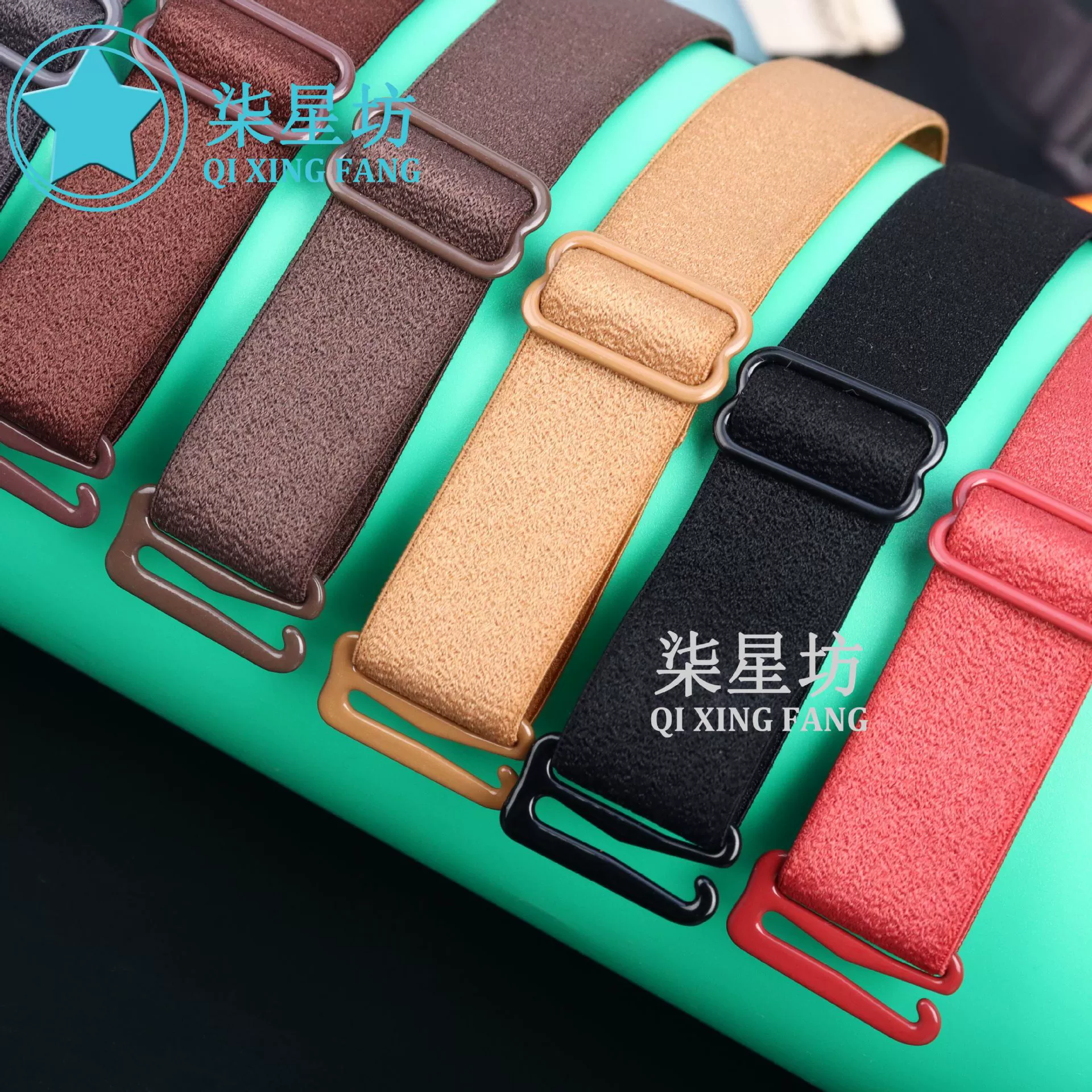 Аксессуары для автомобильных подушек 1,8 CM Клей 989 пряжки цветные регулируемые эластичные ленты для оптовых продаж