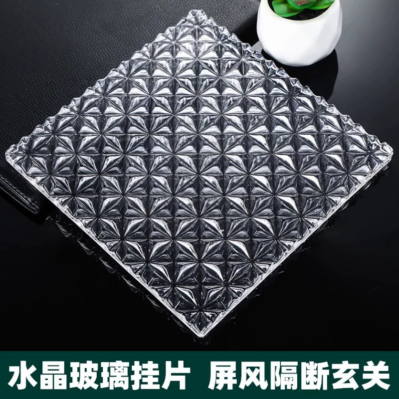 Стеклянная кирпичная хрустальная плитка декоративная перегородка экран крыльцо из нержавеющей стали гостиничная сеть красный кристалл стеклянная перегородка