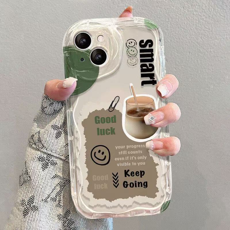 Café inglés retro para Apple 16promax funda para teléfono móvil 12 Europa y América iphone14 Japón y Corea del Sur 13 nuevo estilo 15