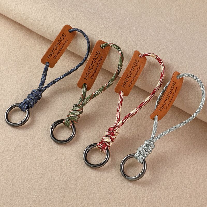 Exquisite and Sturdy Motorcycle Keychain Lanyard Key Ring Backpack Hook Water Bottle Bag Accessories Anti-Lost Bracelet
