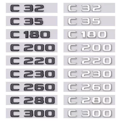 Mercedes-Benz E300L C260L C200L rear Car logo - standard-c260l