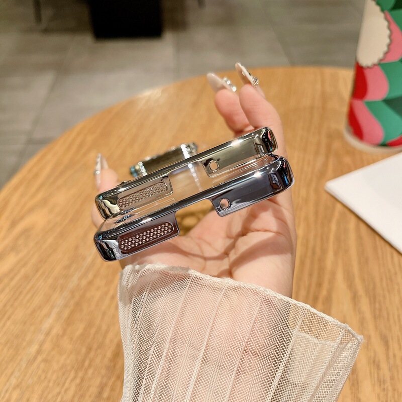 电镀无边框适用小米15Ultra超薄裸机散热手机壳小米14Pro透明防摔|undefined