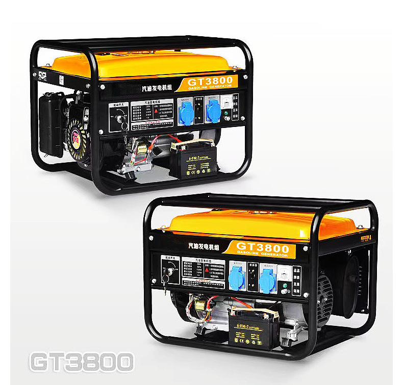 3KW/5KW gasoline diesel generator set 6.5KW/8KW commercial single-phase 220V three-phase 380V generator