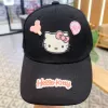 Hello kitty, black fashionable cap