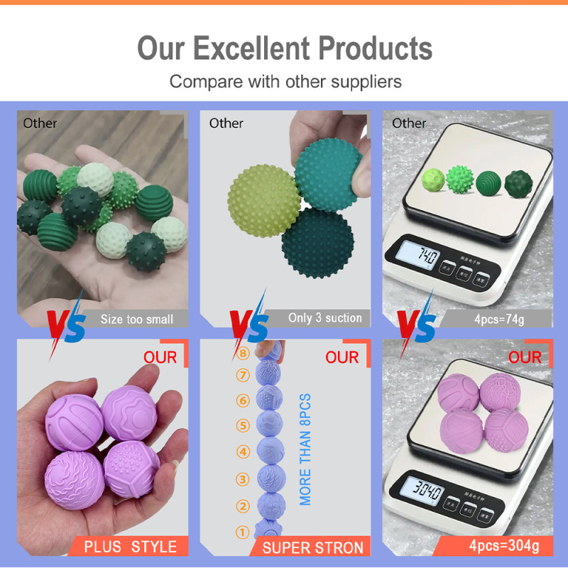 アマゾンSensory toys感覚磁力球シリカゲルテクスチャ解凍球弾性手揉みシリコン球|undefined