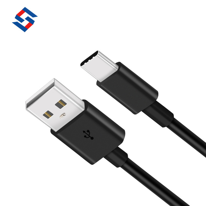 Nueva inyección de moldeo de PVC TYPE-C cable de datos al por mayor aplicable a Huawei Android typec teléfono móvil cable de carga