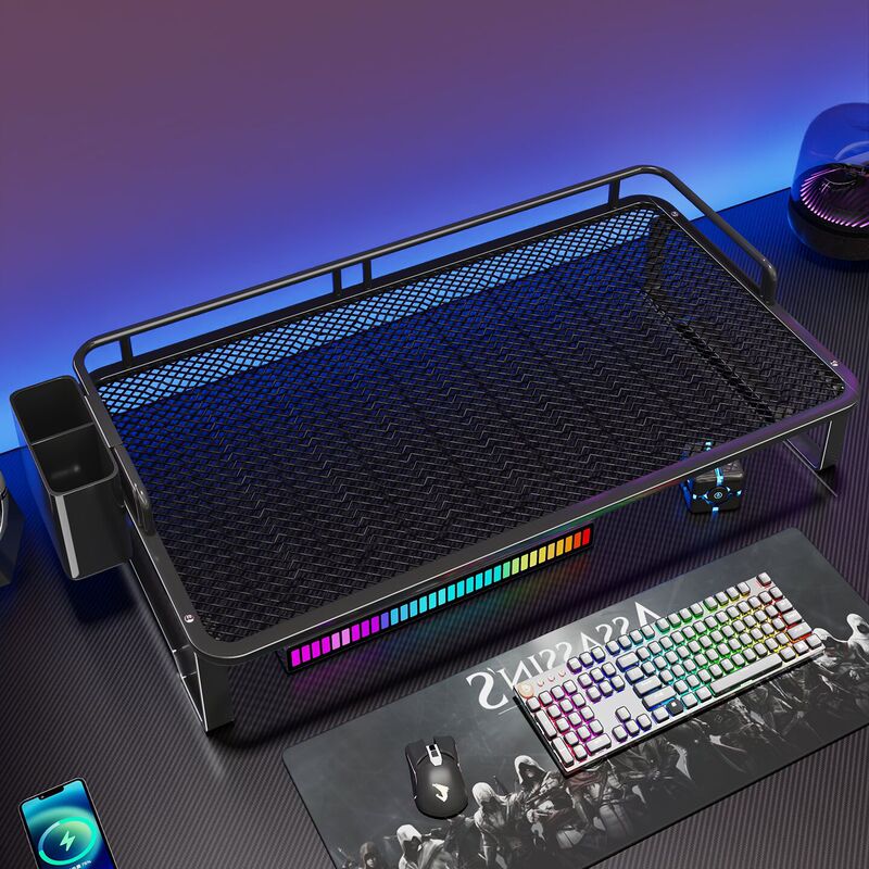 Laptop stand, computer cooling stand, monitor riser, desk organizer, dorm room screen stand, base for raising the screen, gaming laptop stand