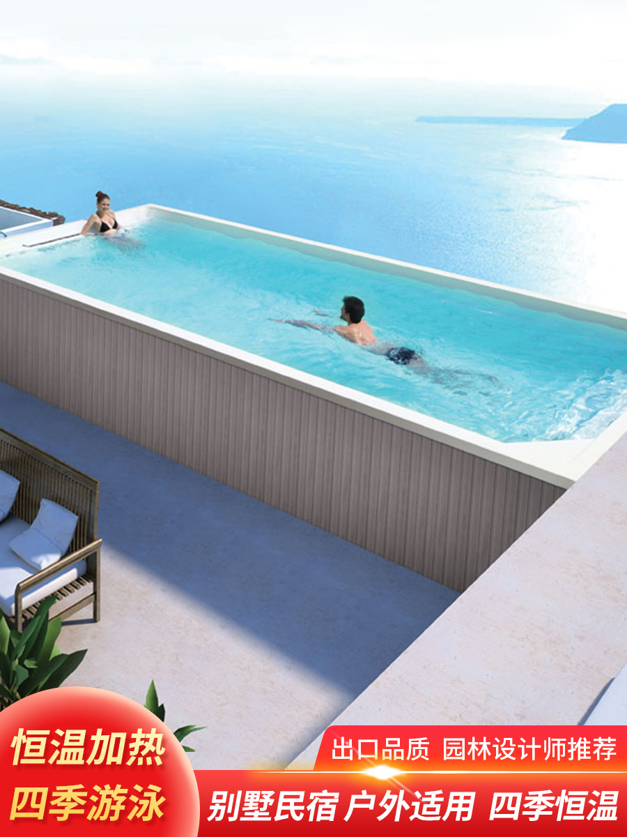 KERIKON 7m piscina de surf inteligente termogenerada piscina interior y exterior casa de alojamiento de la familia
