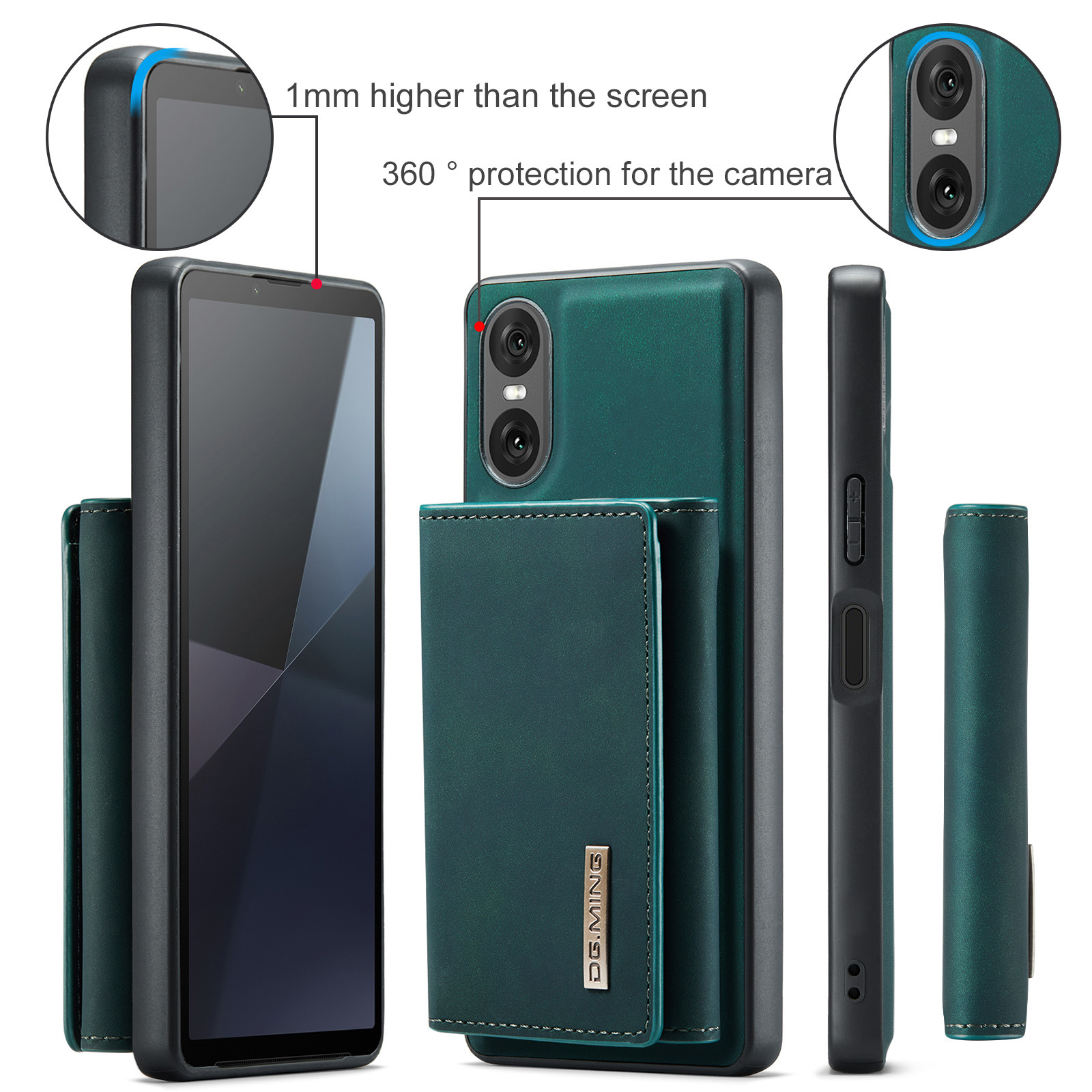 M1 for Sony Xperia 10 VI Protective Case Xperia 1VI Magnetic Split Wallet Phone Case 2024_voghion.com