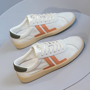 Flat Cyber Popular Casual Shoes 2024 Summer New Canvas Thin Season Fashionable All-match Forrest Gump Sports Sneakers