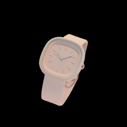 Milk tea color watch ins high-looking student girl model summer forest style junior high school simple small fresh niche design