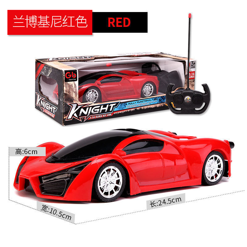 [Rojo] 1:16 Lamborghini-cuatro vías / Versión de carga [Batería recargable + cargador]