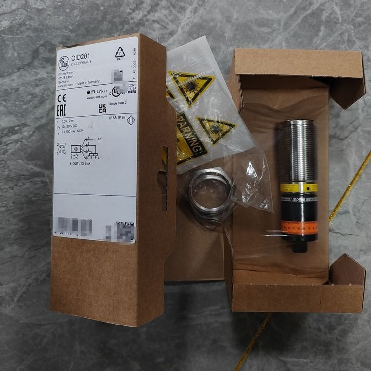 金属外壳传感器 OF5012 漫反射光电开关 带有输出检查功能