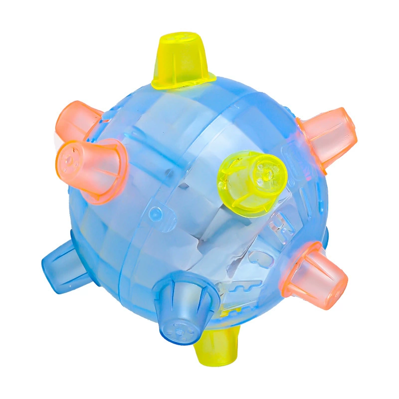 Flashing colorful dancing toy for jumping, sound effects