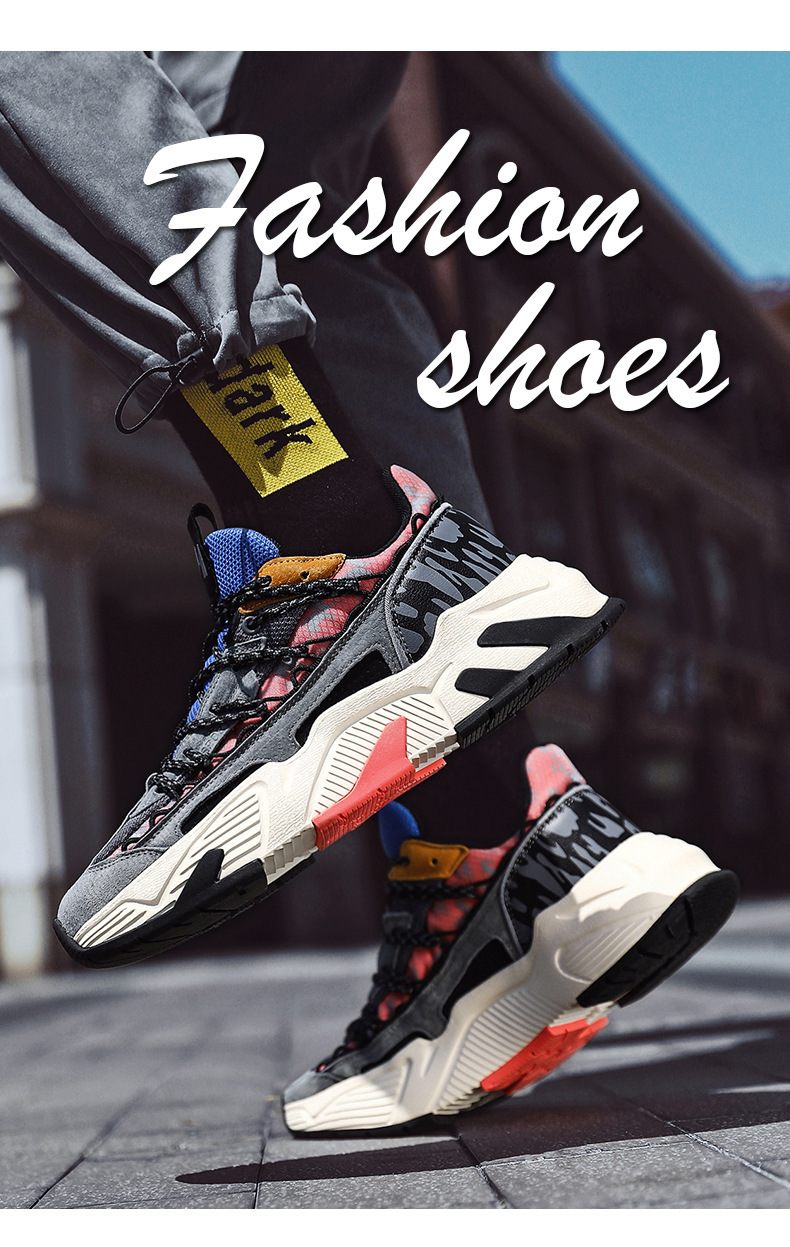 Scarpe sportive da uomo Scarpe da passeggio Scarpe in pelle Scarpe da ginnastica Tessuto Scarpe da ginnastica versatili leggere con assorbimento degli urti_voghion.com