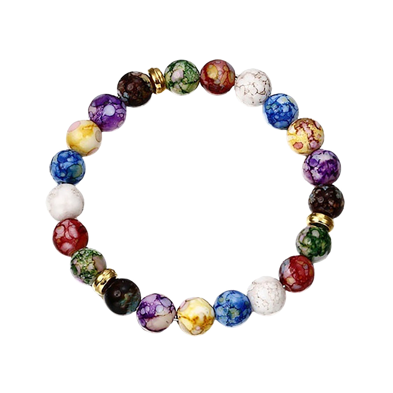 Natural Volcanic Stone Colorful Seven Chakra Energy Bracelet Spiritual Healing Bracelet 5 O1CN01E2KNDS22XaiWswAtP !!2214299207130 0 cib
