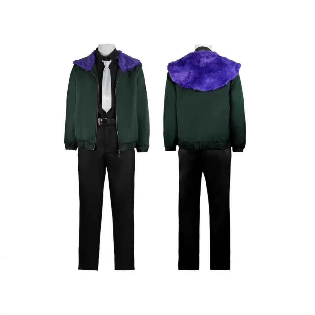 College cosplay: My purple fur-collared school uniform cosplay anime performance costume