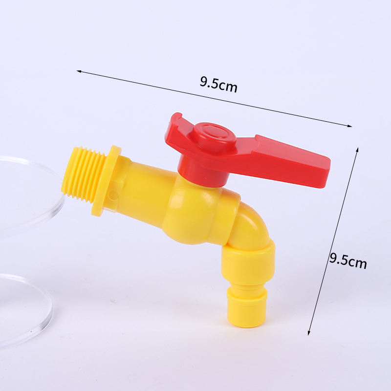 Grifo de gran flujo Grifo de núcleo de bola 4 puntos Fuente del fabricante de núcleo de bola de apertura rápida PVC grifo de plástico al por mayor