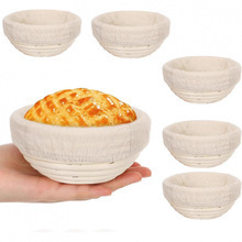 Amazon Cross-Border Amazon Round Indonesian Rattan Bread Fermentation Basket Storage European Style Fermentation Basket
