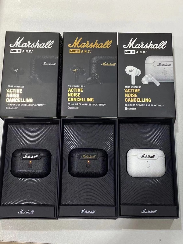 マーシャルmarshal minor ancワイヤレスbluetoothイヤホンには、ノイズインイヤースポーツ耳栓m4が付属しています|undefined