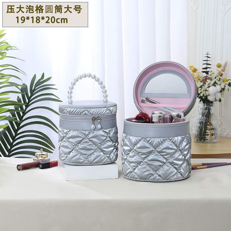 Nuevo estuche de maquillaje de burbujas, estuche de mano de alta calidad, estuche impermeable, bolsa de cosméticos portátil de gran capacidad al por mayor